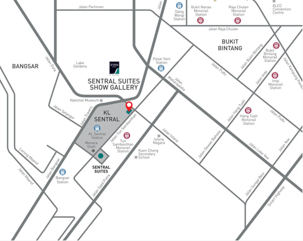 Sentral Suites | Location